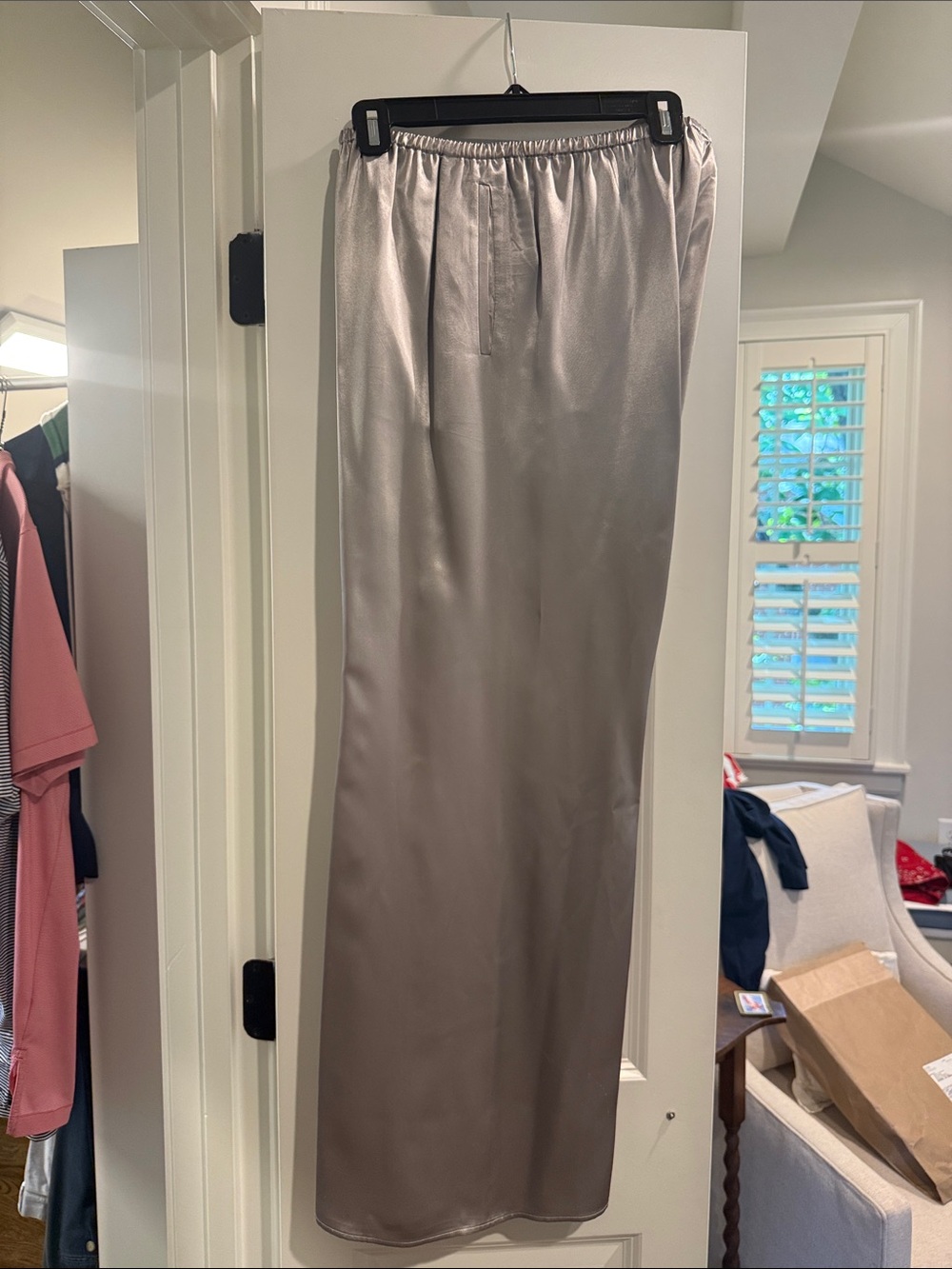 J. Crew Satin pants - Gray